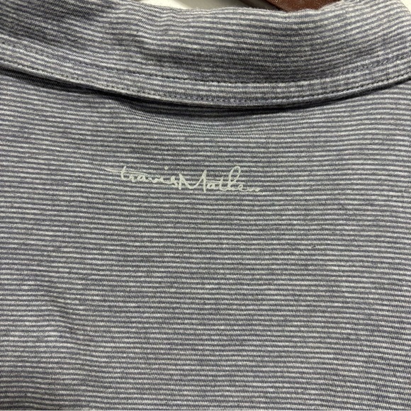 Travis Mathew Men Golf Polo Short Sleeve Shirt L Cotton Modal Embroidered FLAW - Picture 4 of 9